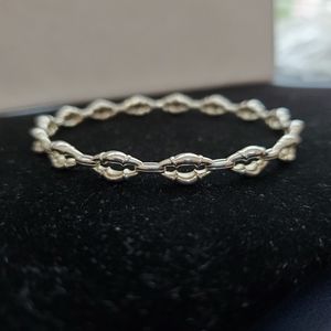 Scott Kay Openwork Bangle Bolo Link Bracelet Solid Sterling Silver